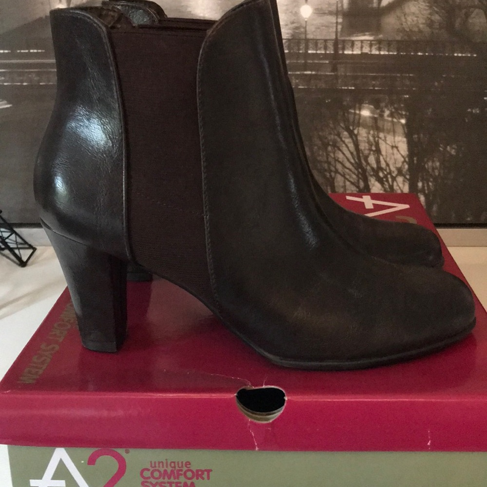 Chocolate brown bootie
